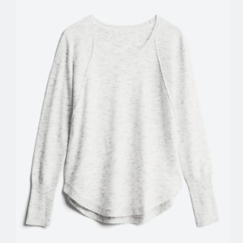 RD Style McKinley Ribbed Detail Sweater Light Grey Medium